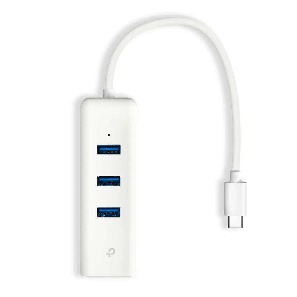 TP-Link TP-Link UE330C USB-C 3-Port Hub & Gigabit Ethernet Adapter — product photo
