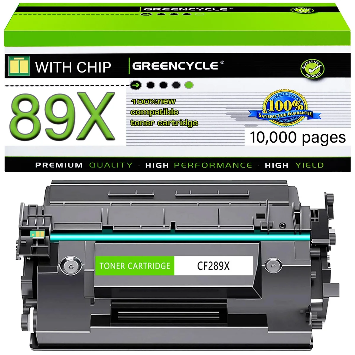 GREENCYCLE GREENCYCLE CF289X Compatible Toner Cartridge 10000 Pages — product photo