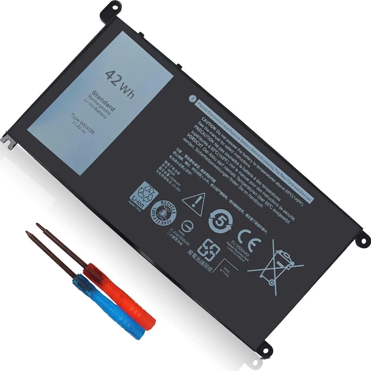 Junchi Junchi 42Wh 11.4V WDXOR laptop battery — product photo