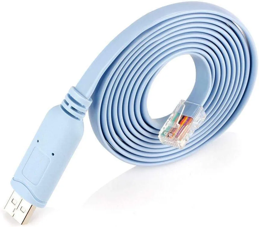 BONAEVER BONAEVER USB Console Cable 10ft Blue — product photo