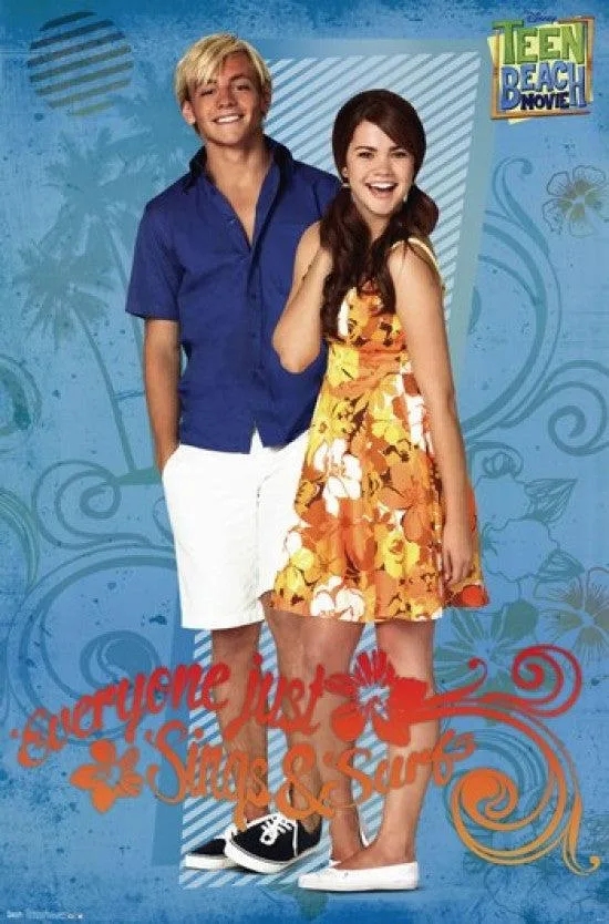 Teen Beach Movie couple poster print 24 x 36 inches