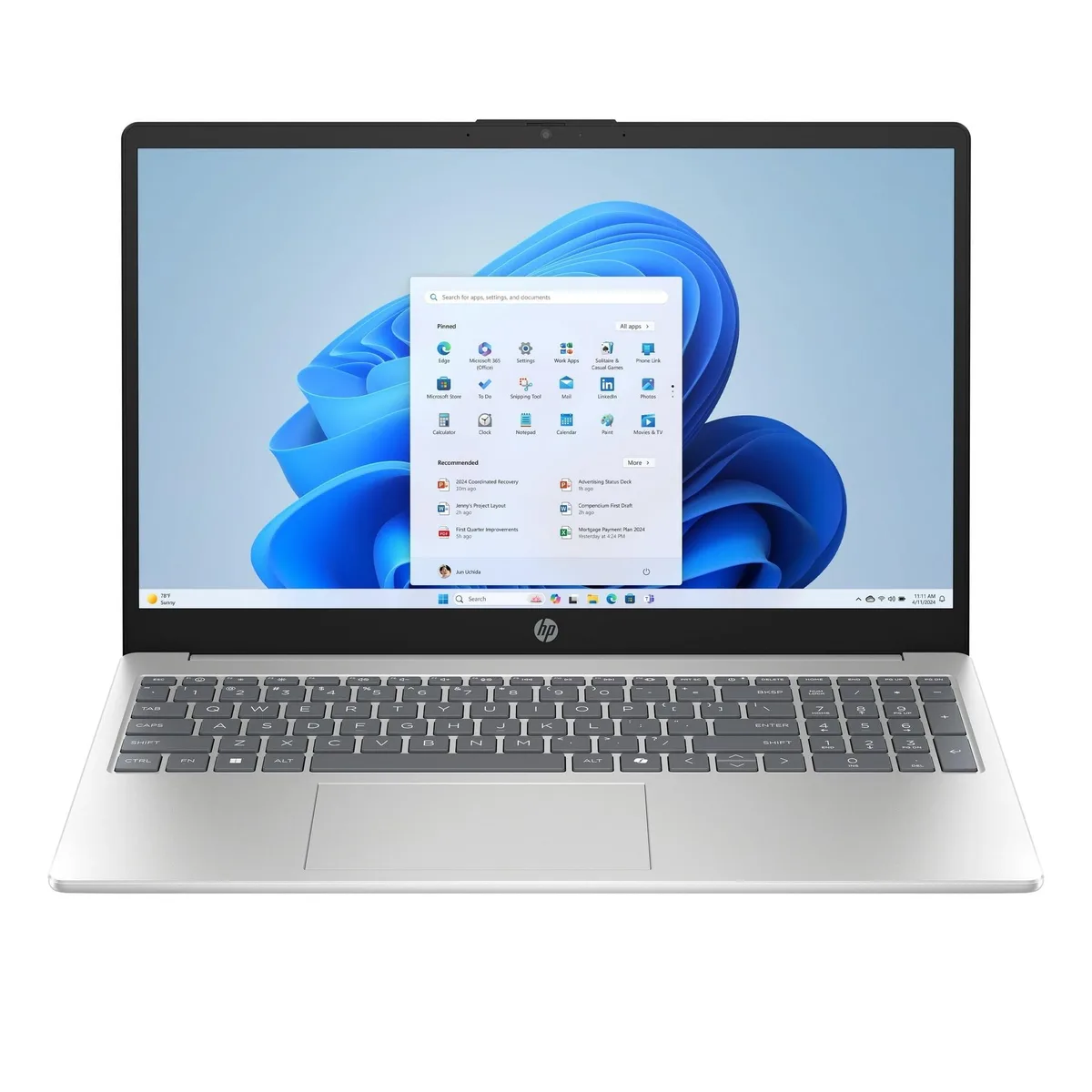 HP HP 15-fd0067nr laptop i5-1334U 16GB 512GB Silver — product photo