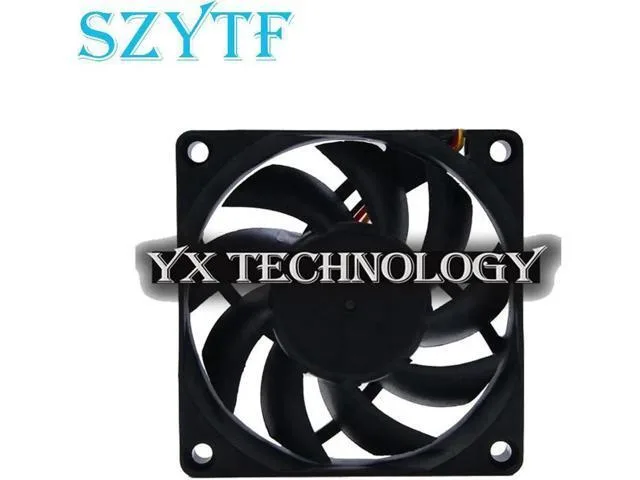 TSUJ TSUJ 7015 70×70×15 mm 12 V .18 A 3-wire case fan — product photo