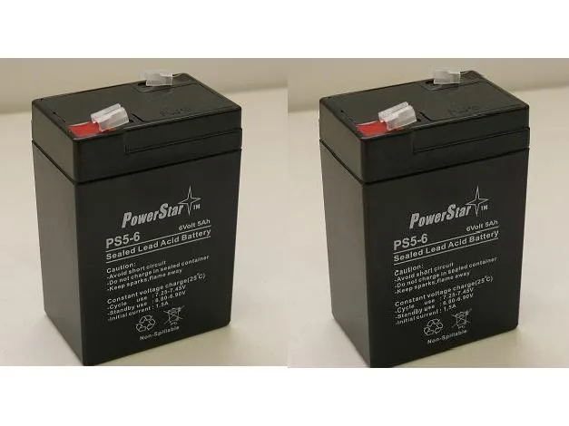 PowerStar PowerStar UB645MP2 6V 4.5AH SLA Battery 2 Pack — product photo