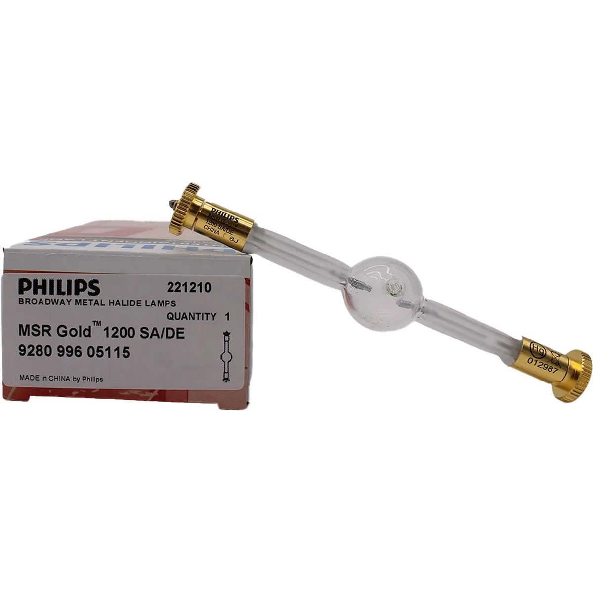 Philips Philips MSR Gold 1200 SA/DE Lamp 1200W 100V 6000K 110000lm SFC10-4 base — product photo