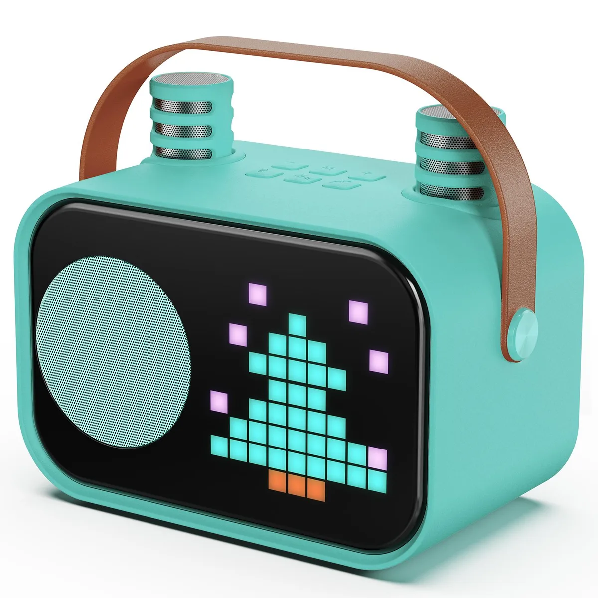 JYX JYX JYX-D58-G Karaoke System 15 Animations Bluetooth 5.0 2500mAh Green — product photo