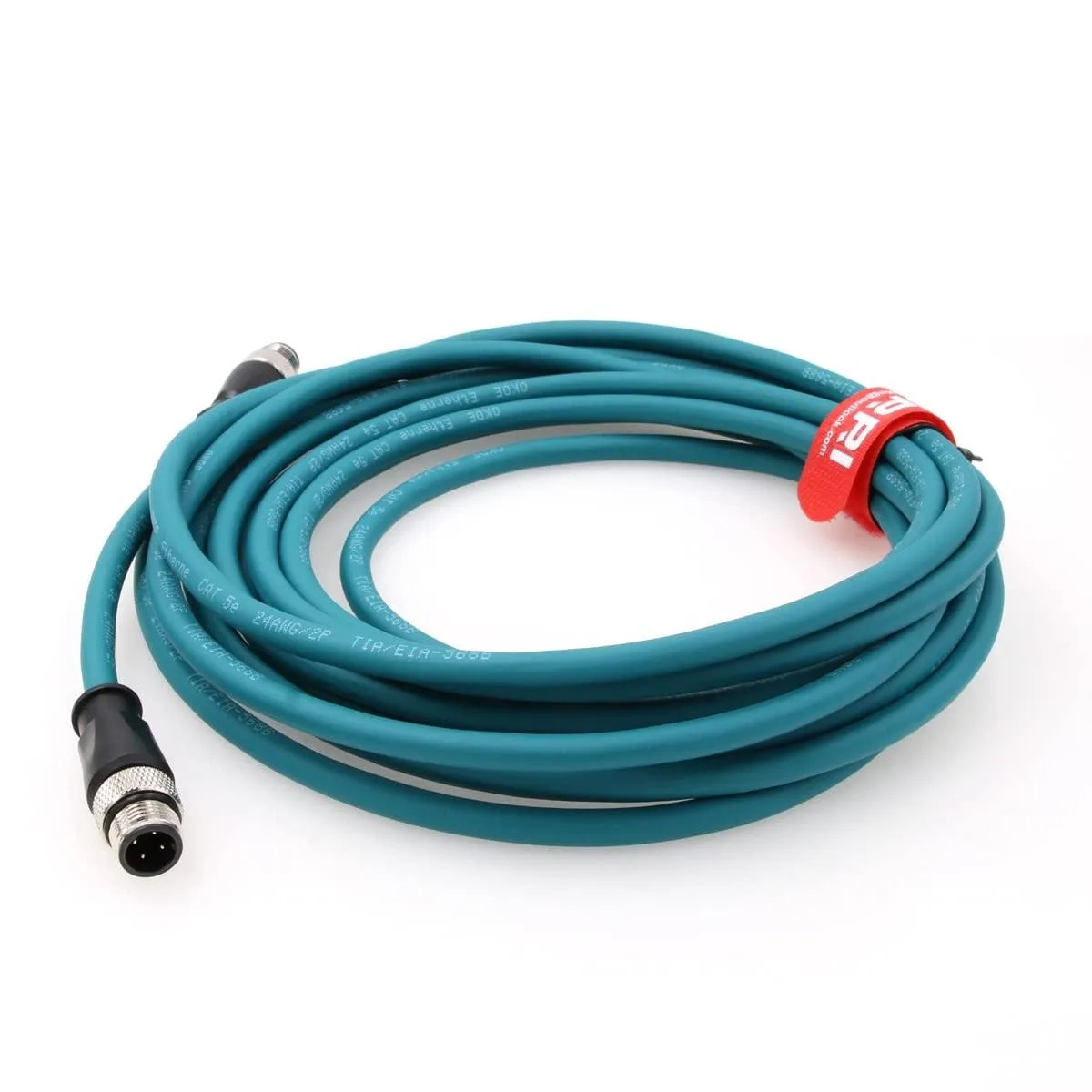 Adafruit Adafruit M12 D-Code 4-Pin Male Extension Cable 8 m Blue — product photo