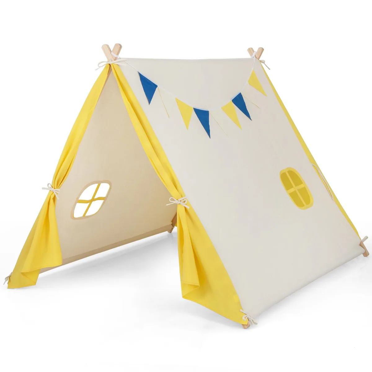 SlickBlue SlickBlue Kids Play Tent Yellow 54x57x48 in — product photo