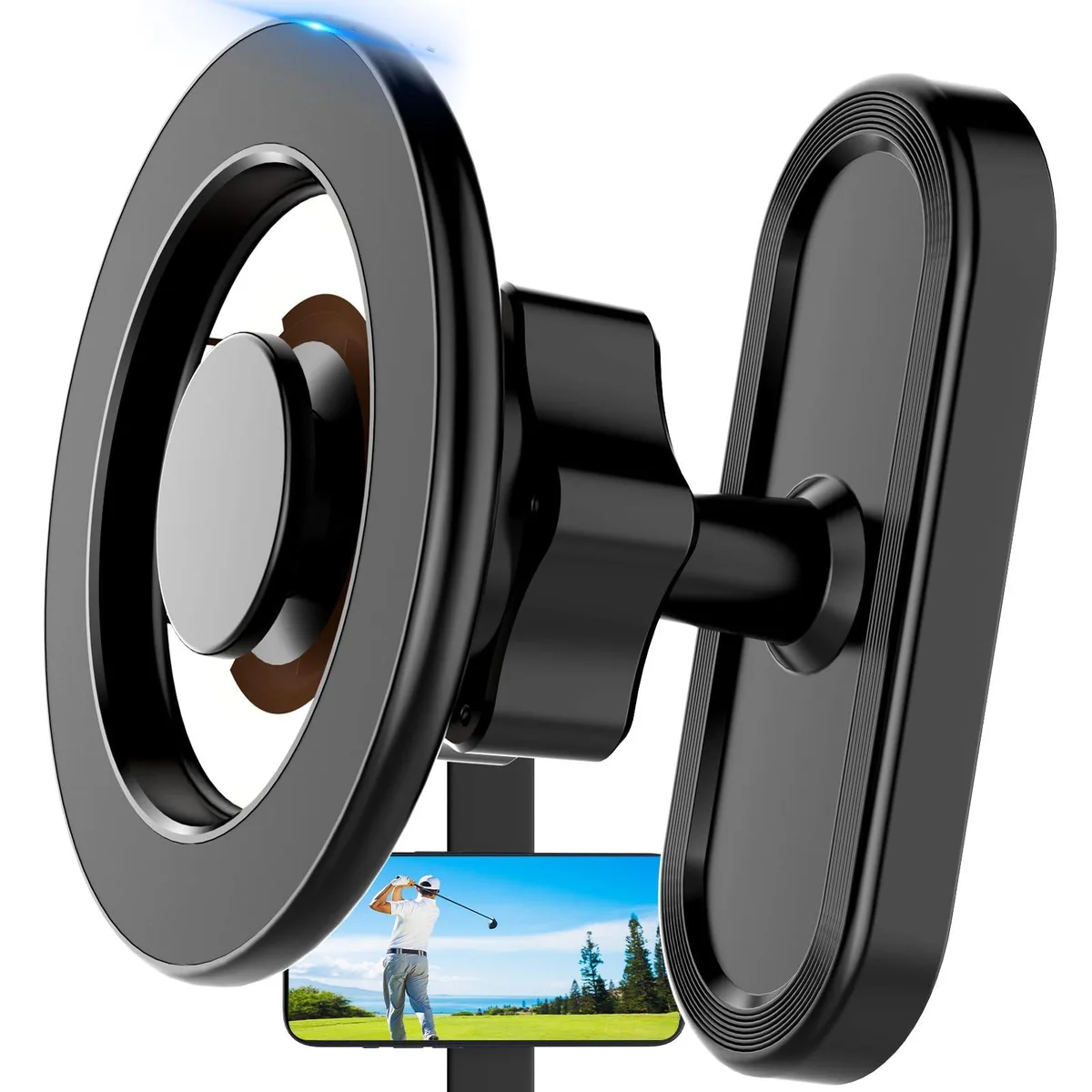 LOERUMG YW-146G Magnetic N56 Golf Cart Phone Mount — product photo