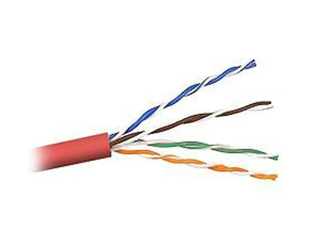 Belkin Belkin A7L504-1000-RED Cat 5E 1000 ft network ethernet cable — product photo