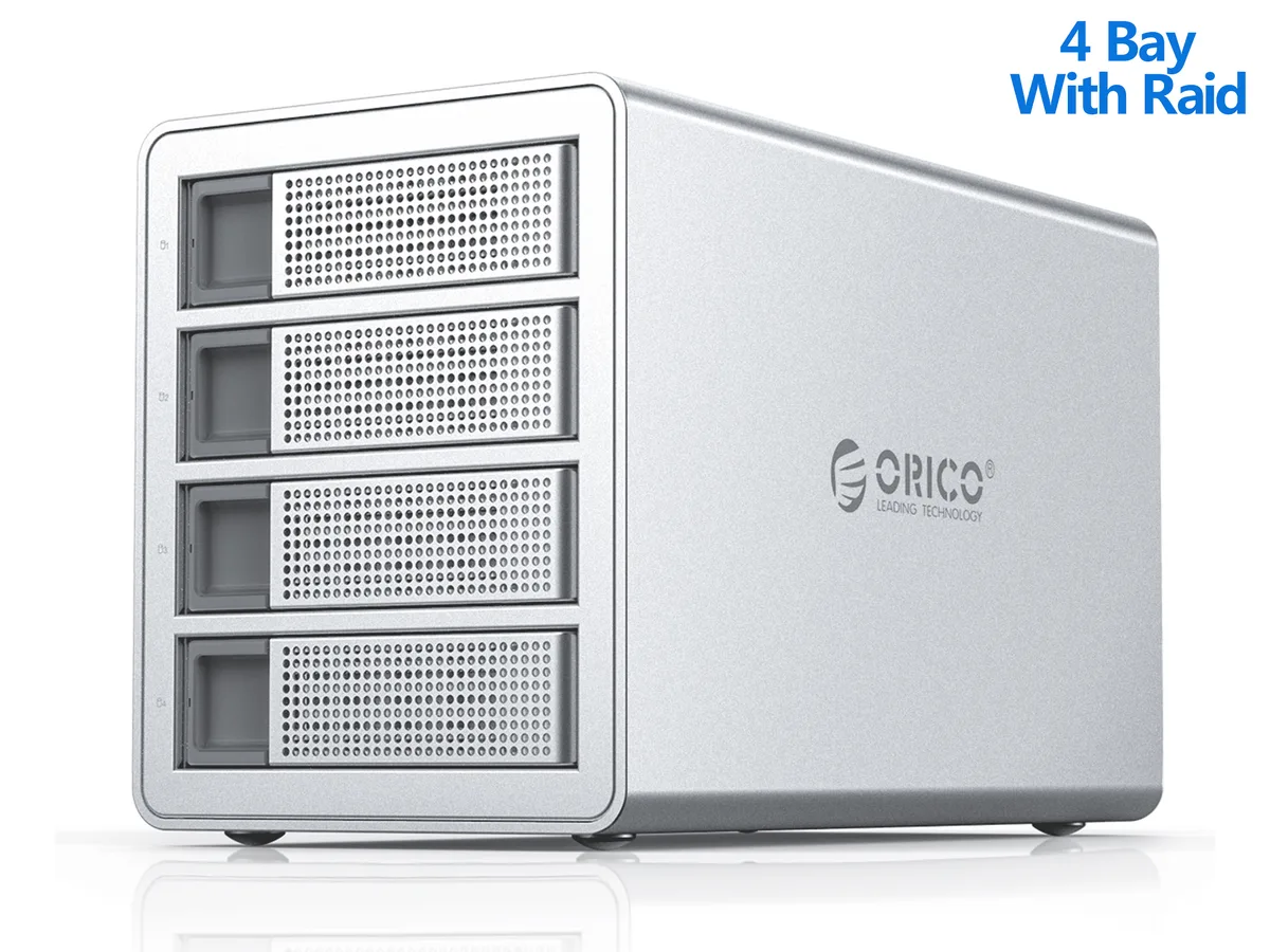 Orico Orico 3549RU3-US-SV-BP 4-bay RAID drive enclosure 64TB 150W — product photo