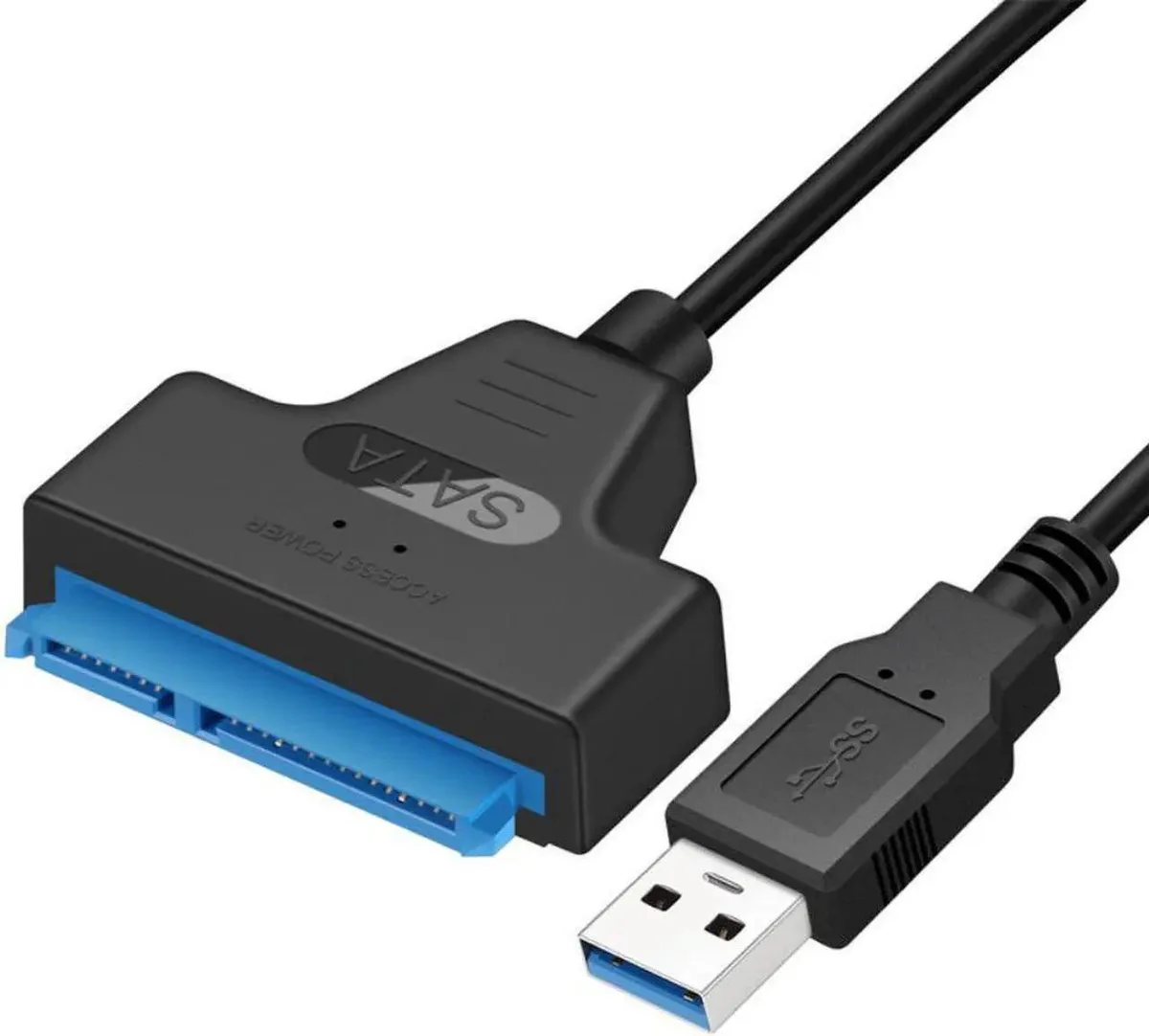 Vszerda Vszerda USB 3.0 to SATA 7+15+22Pin Adapter Cable 200mm Black — product photo