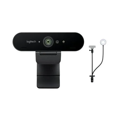 Logitech Logitech Miro 4K Pro Webcam with Knox Gear Selfie Ring Light and Stand — product photo