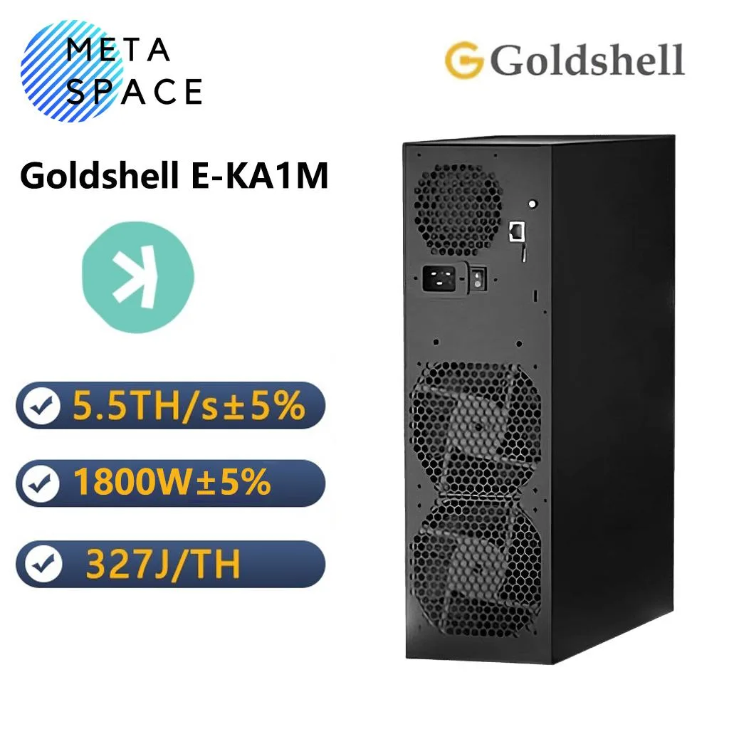 AFRNDK AFRNDK Gold-shell E-KA1M 5.5Th/s 1800W mining hardware — product photo