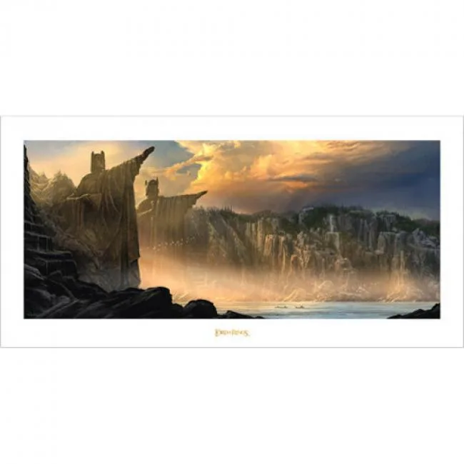 WETA WORKSHOP WETA WORKSHOP Lord of the Rings The Argonath Pillars of the Kings Art Print — product photo