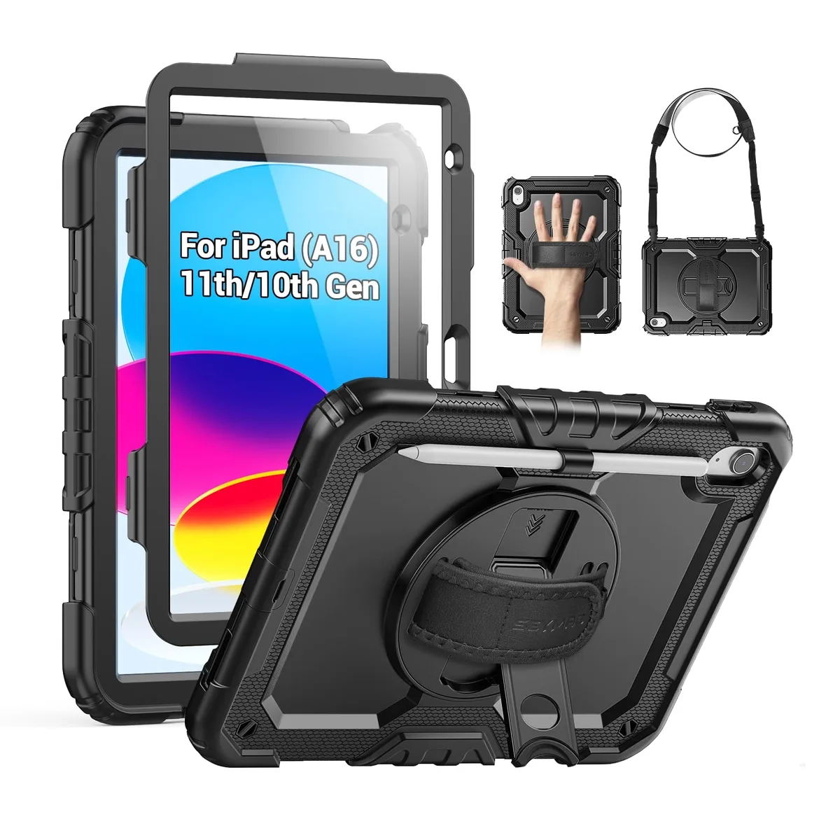  SEYMAC A3354 iPad A16 11th/10th Gen 10.9 2025/2022 case — product photo