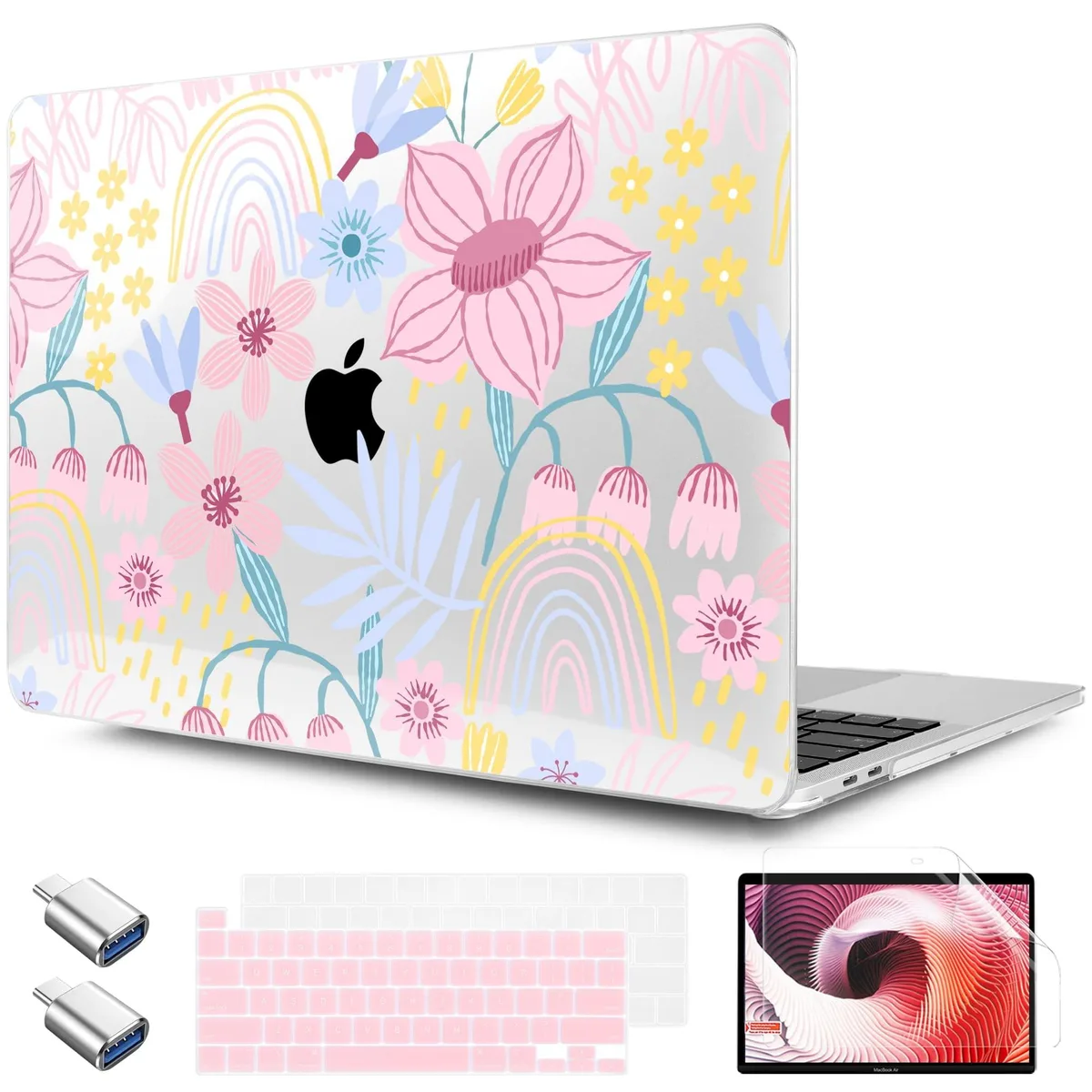 Avantalk Avantalk A2338 2 in 1 Accessory MacBook Pro 13.3 2023-2016 Floral Spring — product photo