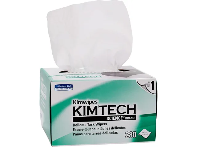 Kimtech Kimtech 34155 Cleaning Wipes, 280 Sheets, 1-Ply, White, 4.4" x 8.4 — product photo