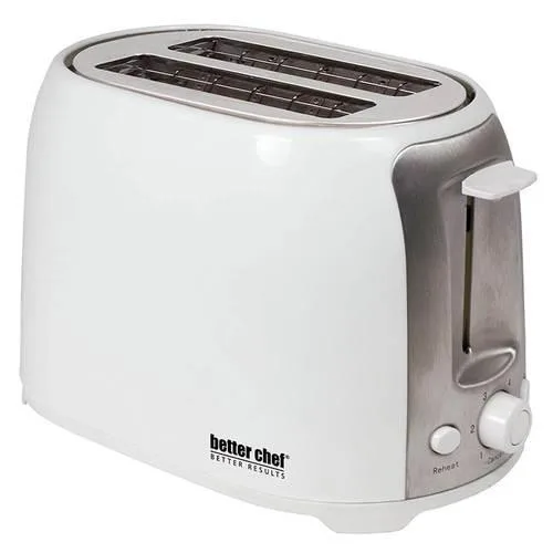 Better Chef Better Chef 2-Slice Extra-Wide-Slot Toaster White — product photo