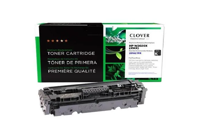 Clover Imaging Group Clover Imaging Group HP 414X W2020X Black High Yield Toner 7500 Pages — product photo