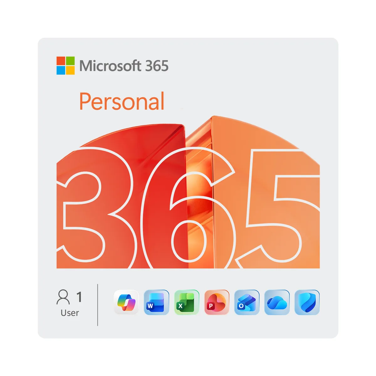 Microsoft Microsoft EP2-32302 365 Personal 1 Year 1 Person 1TB Download accounting — product photo