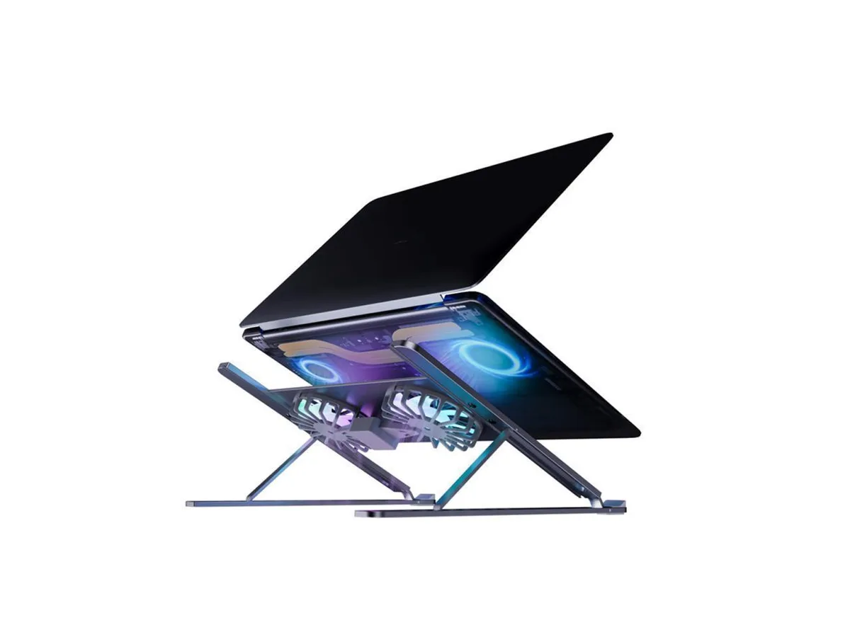 IXJYLCPC IXJYLCPC Laptop Cooling Pad Dual Fan 11-17.3" 7-Level Adjustable Foldable — product photo