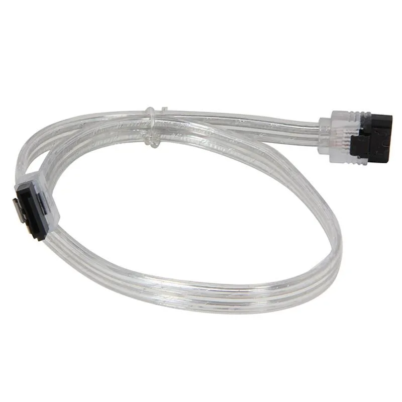 EN-Labs EN-Labs 18 inch SATA III 6 Gbps cable with latch Silver — product photo