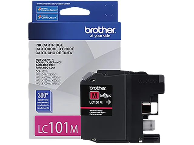 Brother Brother LC101M Magenta Ink Cartridge (genuine brands) 300 pages — product photo