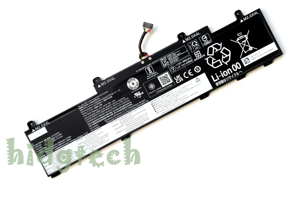 Beisite Beisite 57Wh 11.52V laptop battery for ThinkPad L14 L15 Gen 3 Gen 4 — product photo