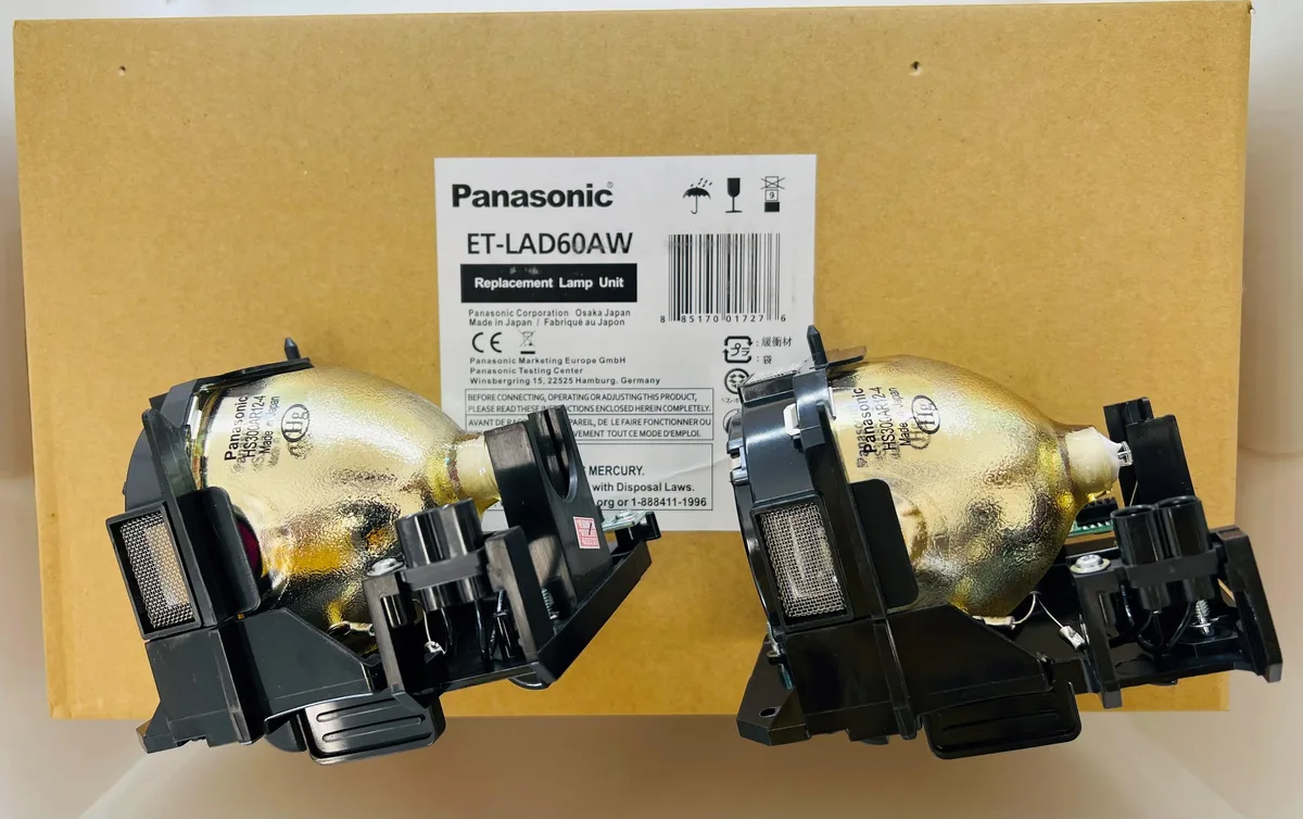 Panasonic Panasonic ET-LAD60W DLP Replacement Lamp Twinpack — product photo