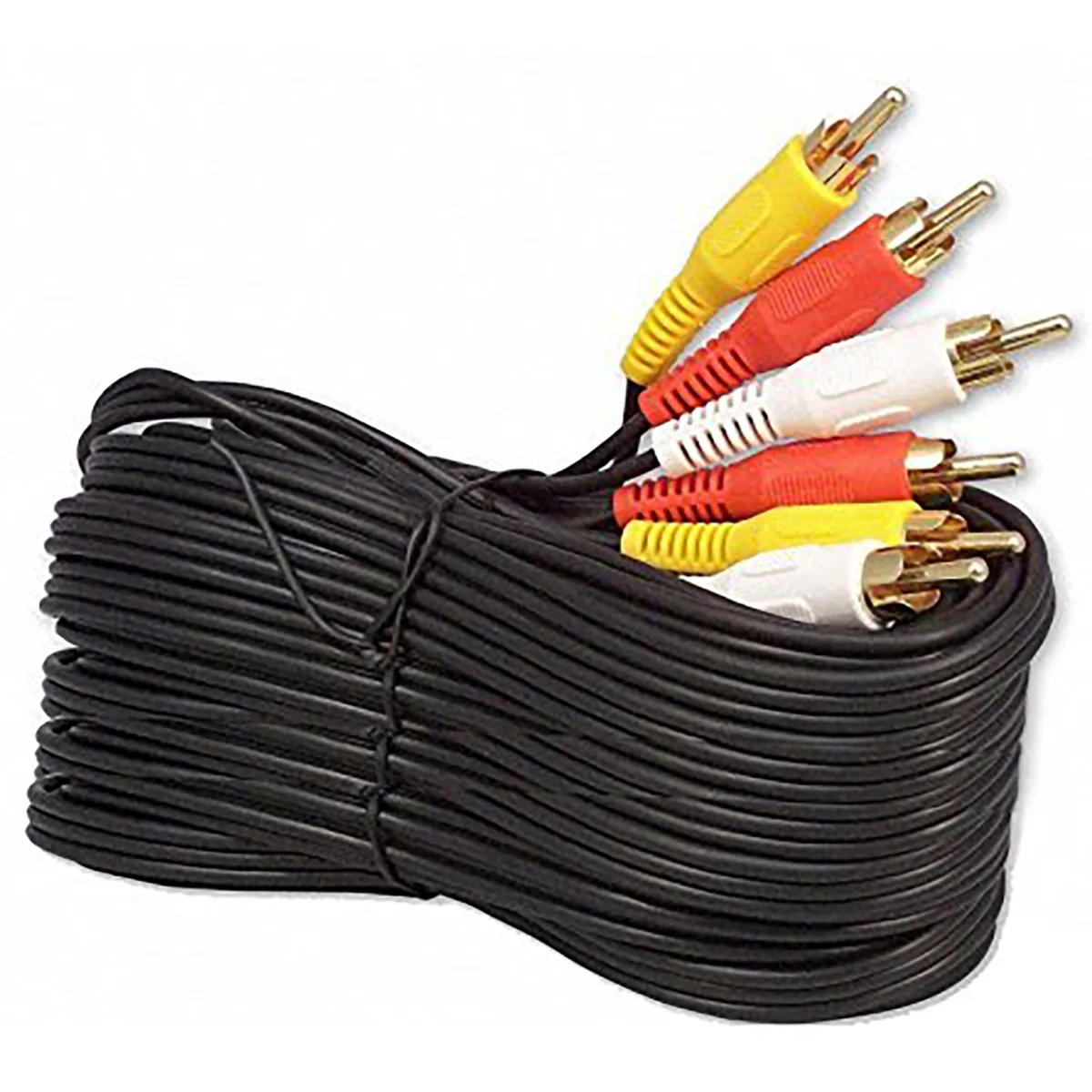 50 foot RCA audio video cable with gold plated connectors