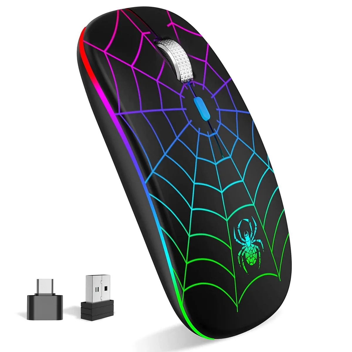  MMK Wireless Gaming Mouse 2.4G 1600 DPI Black — product photo