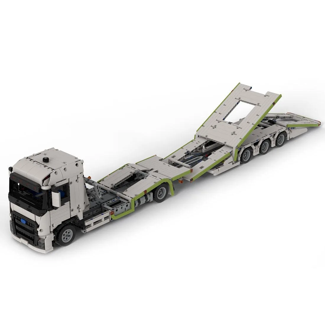 ZITIANYOUBUILD ZITIANYOUBUILD MOC-71551 MOC-71915 F-Max Truck Transporter (2012 Parts) Educational Building Set — product photo