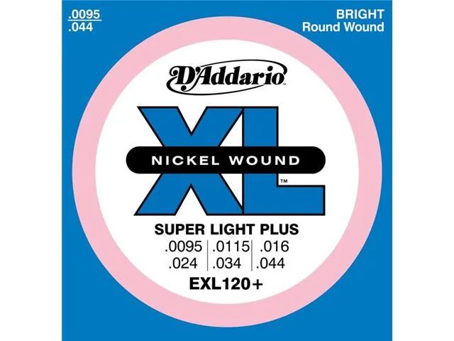 D'Addario D'Addario EXL120+ 9.5-44 electric guitar string set — product photo