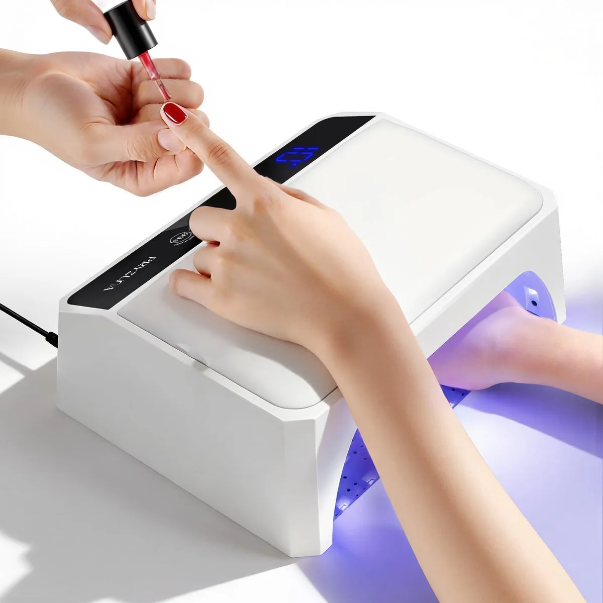 PRYZUNA UV LED Nail Lamp 120W Two-Hand Design — product photo