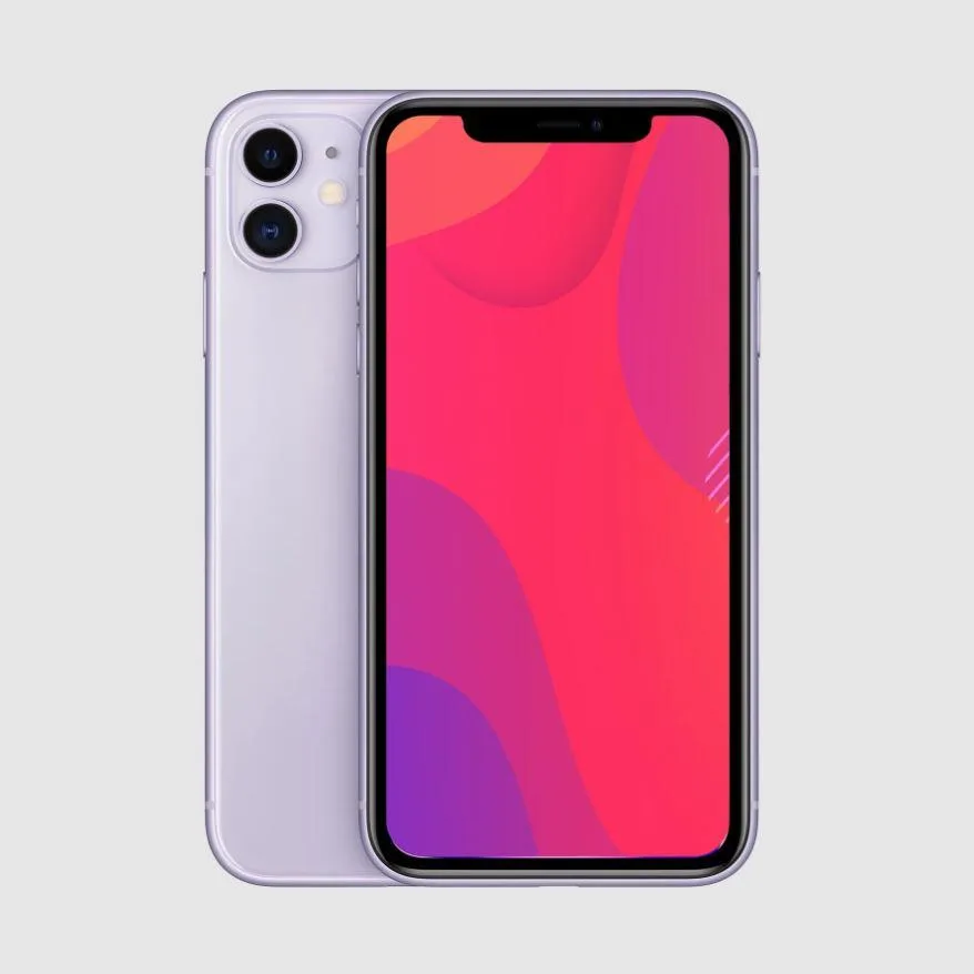 Apple Apple iPhone 11 4GB/128GB Purple - cell phones - unlocked — product photo