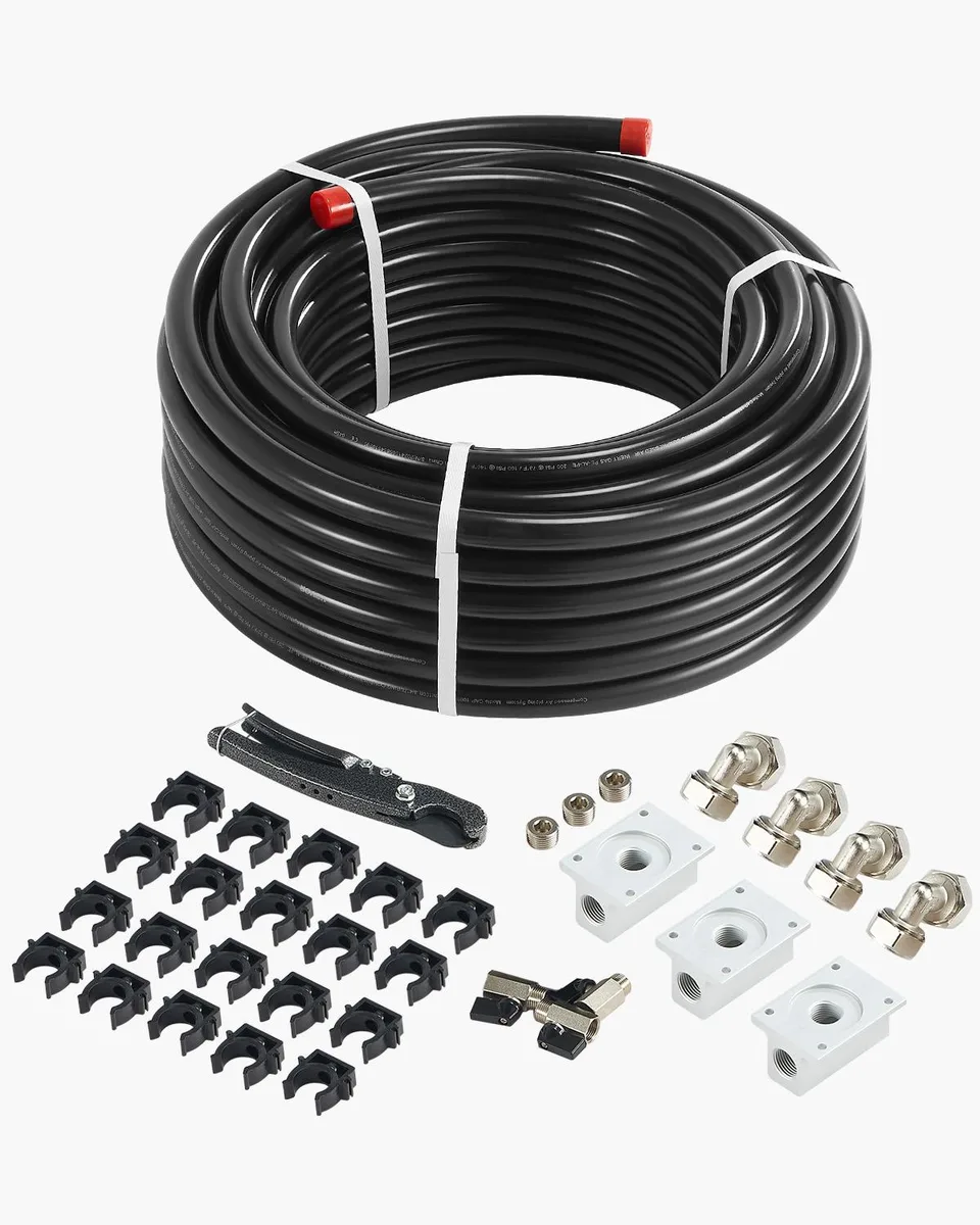VEVOR VEVOR Air Compressor Line Kit 100FT x 3/4" HDPE-Aluminum Black — product photo