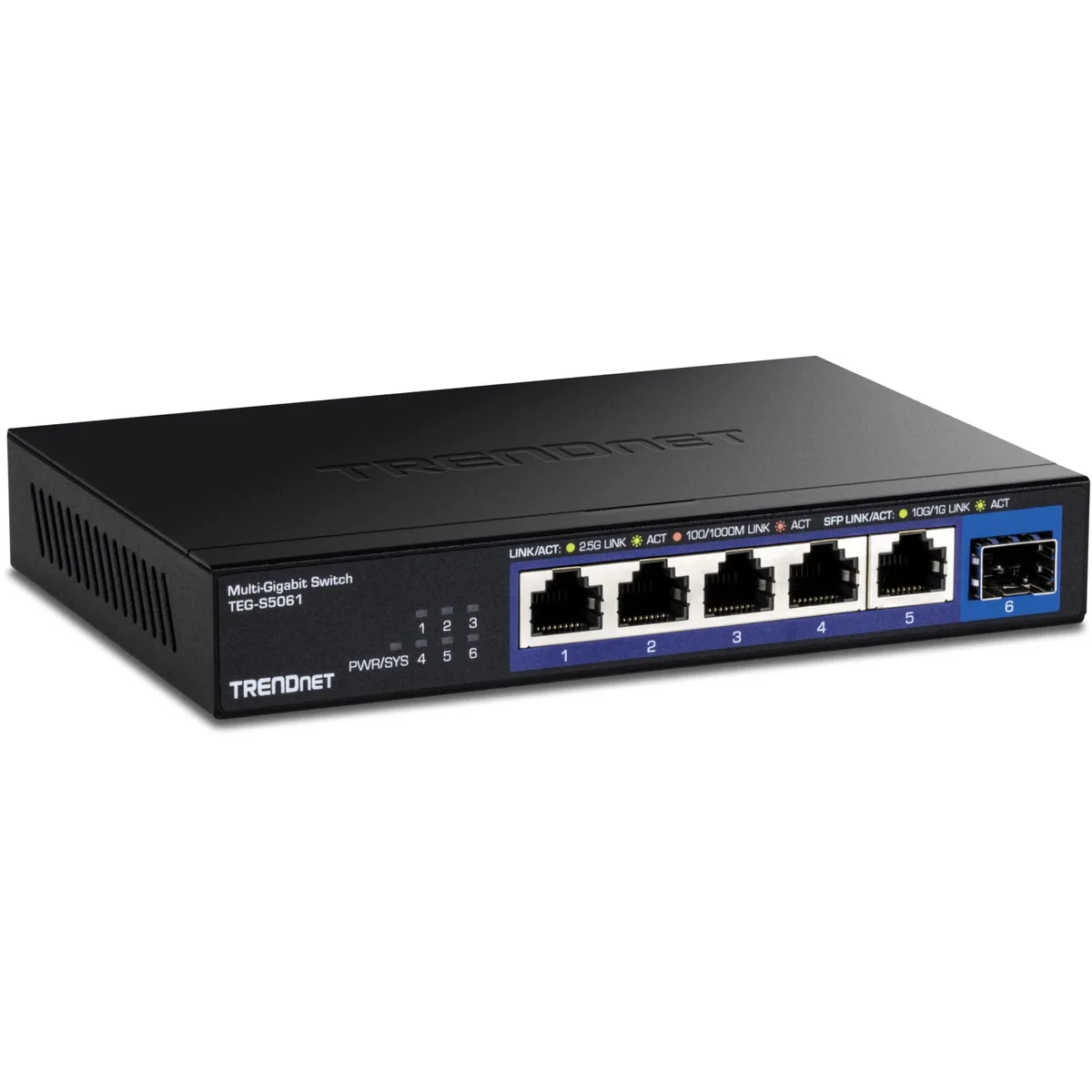 TRENDnet TRENDnet TEG-S5061 6-Port 2.5G Switch with 10G SFP+ 2 in 1 accessory — product photo