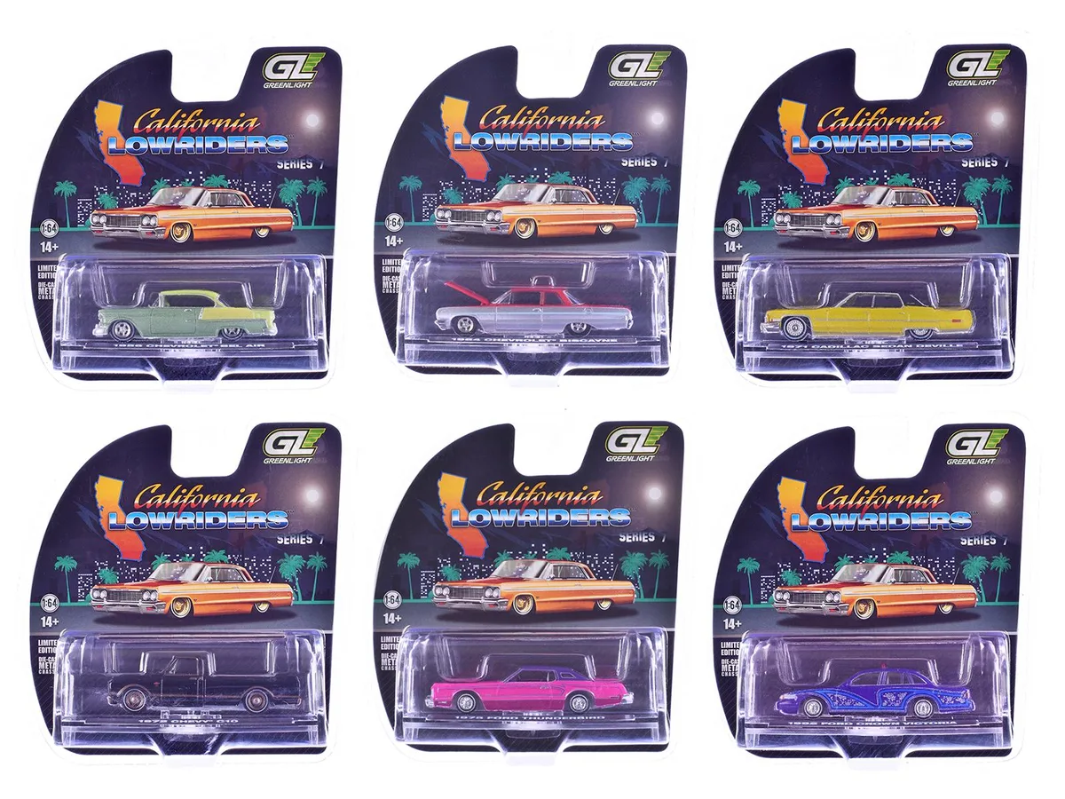 GREENLIGHT GREENLIGHT Anniversary Collection Series 15 1/64 Scale 6-Piece Diecast Set — product photo