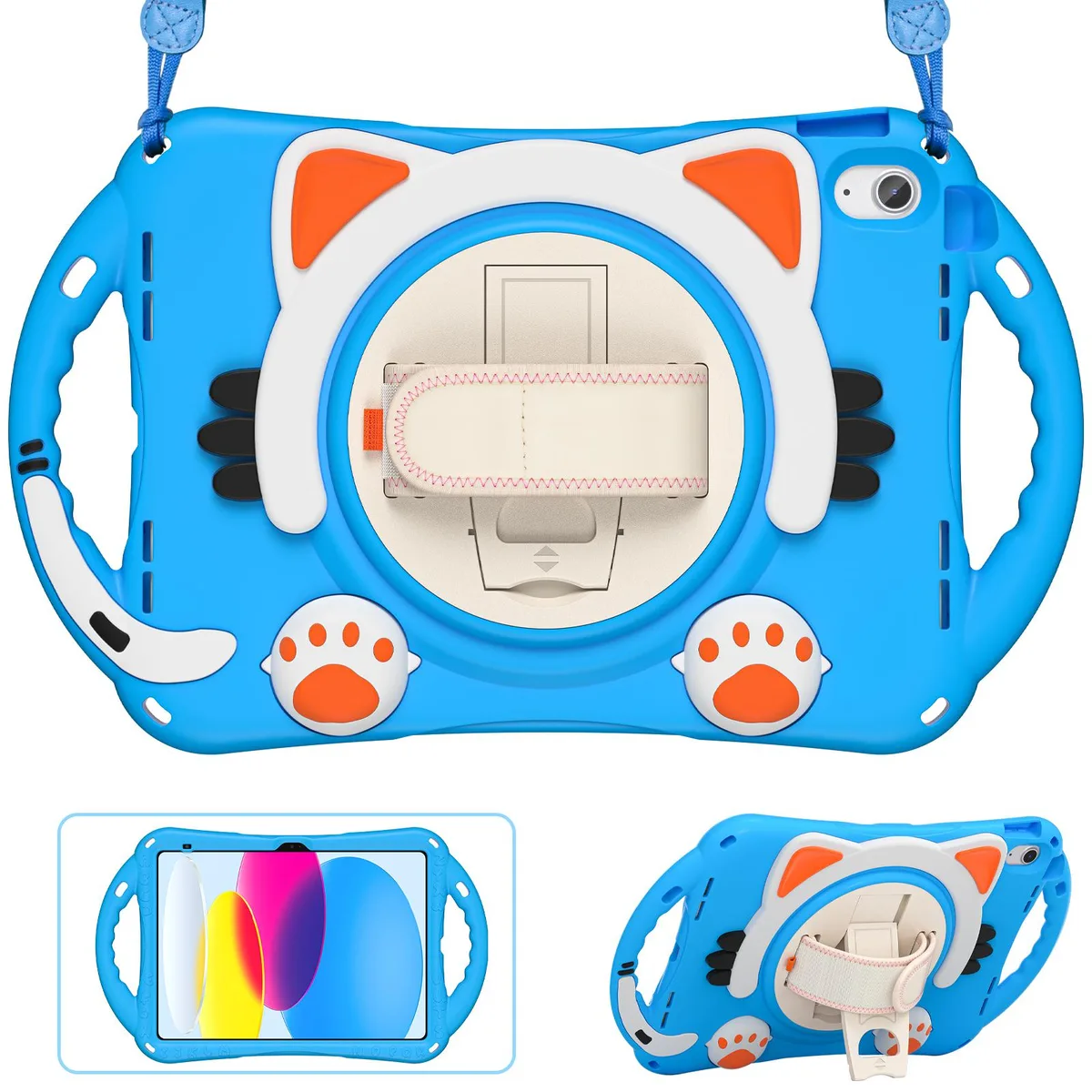 Werleo Werleo iPad 10th Gen 10.9" 2022 Silicone Case Blue — product photo