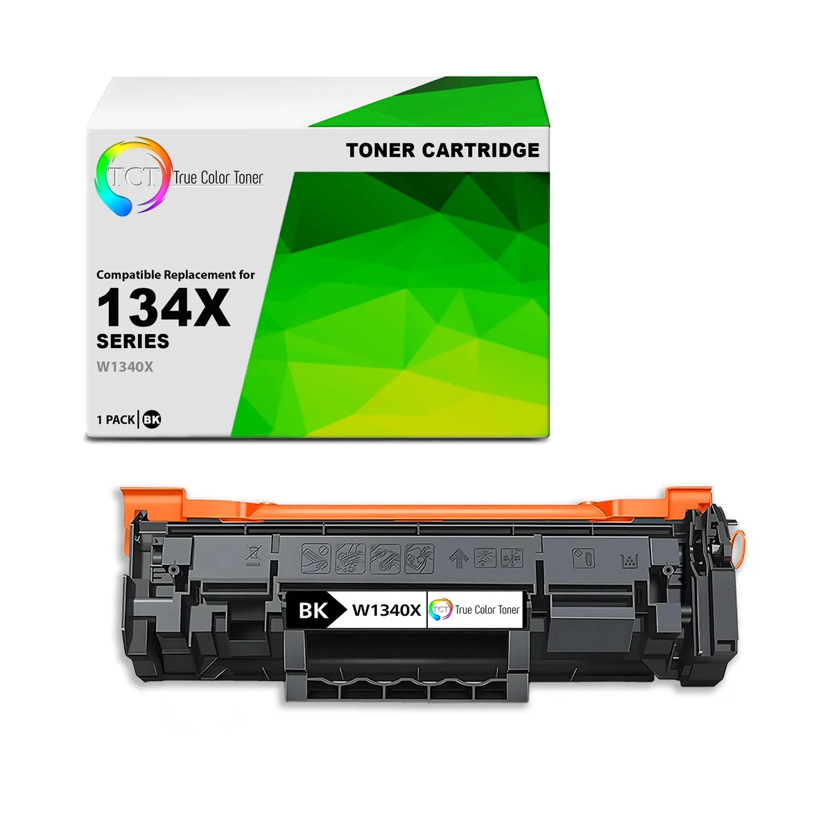 True Color Toner True Color Toner 134X W1340X Black High Yield Toner Cartridge 2400 Pages — product photo