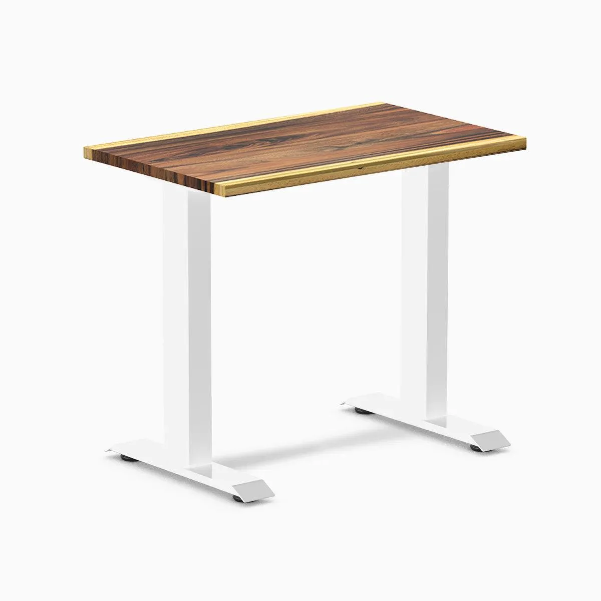 Desky Desky Zero Mini Hardwood Desk Saman White 32 x 20 in — product photo
