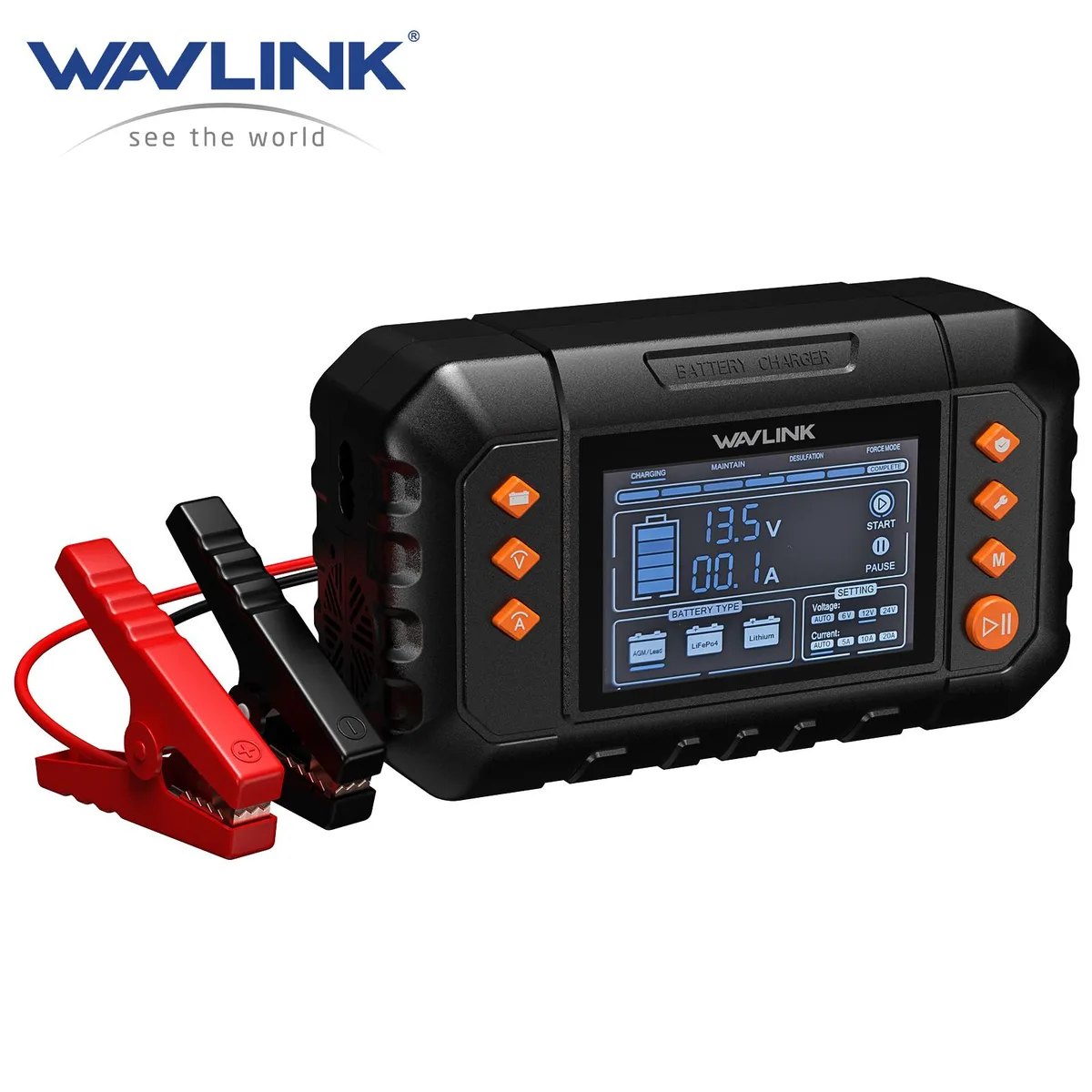 Wavlink Wavlink GS280C 280 W 20 A 6 V 12 V 24 V battery charger — product photo