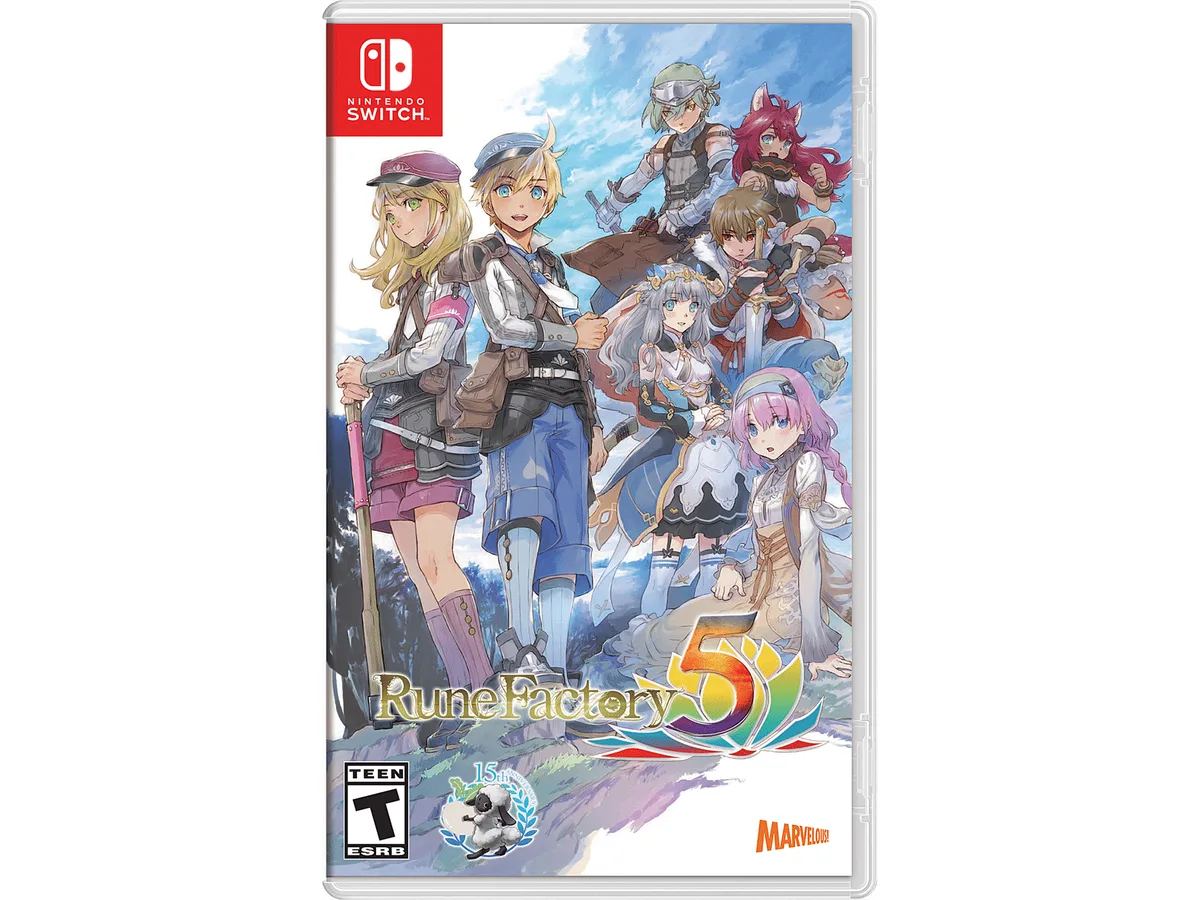 XSEED Games XSEED Games Rune Factory 5 82260 nintendo switch video game — product photo