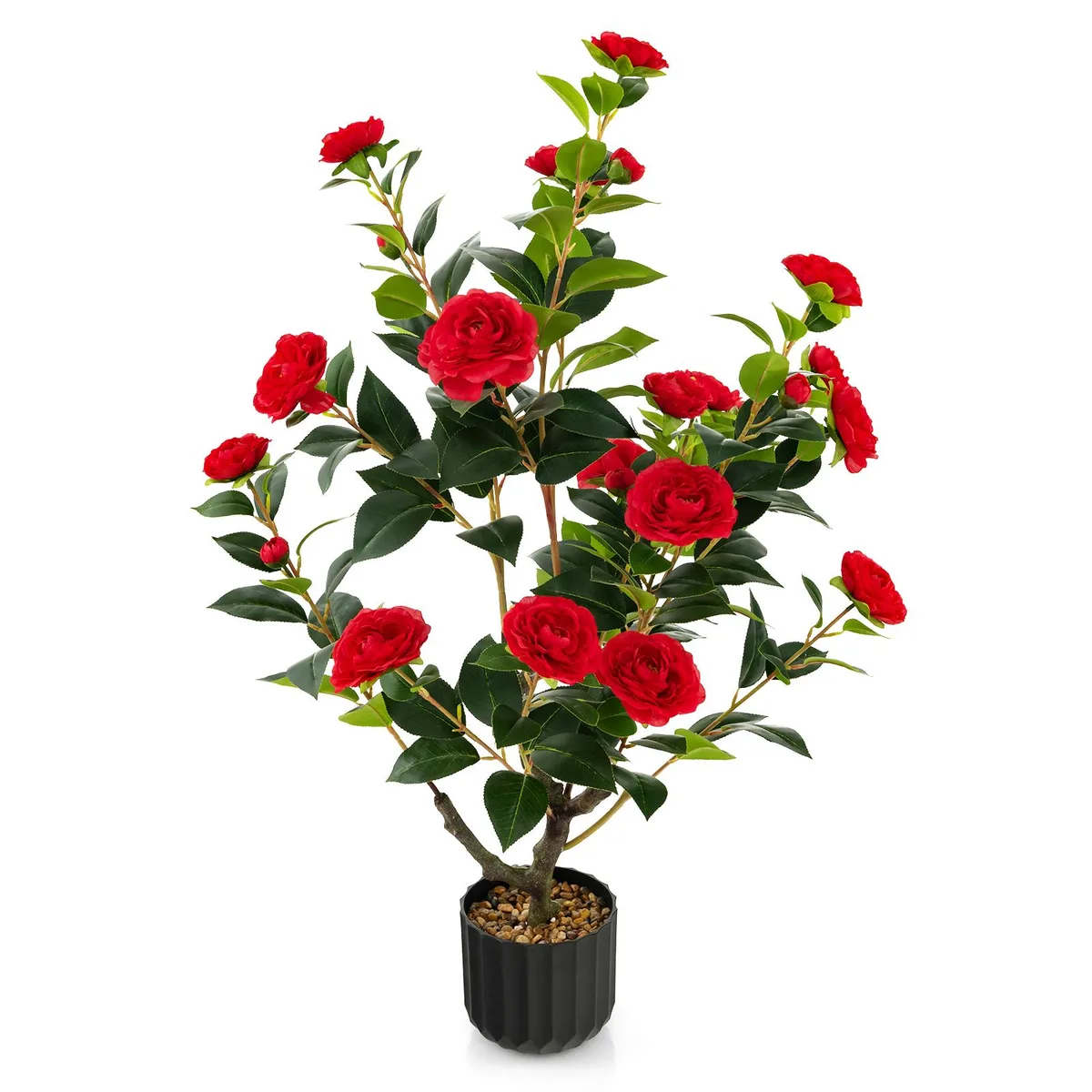 SlickBlue SlickBlue 38 Inch Artificial Camellia Tree Red — product photo