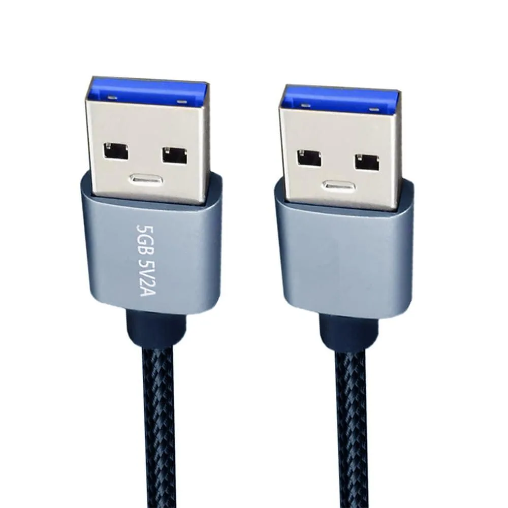 Vszerda Vszerda USB 3.0 Type-A Male to Male Cable 30cm Silver — product photo