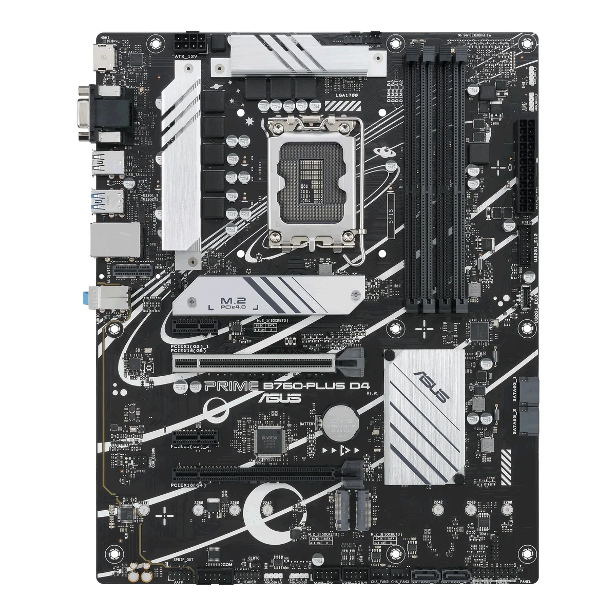 ASUS ASUS PRIME B760-PLUS D4 Intel motherboard — product photo