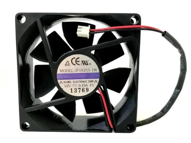TSUJ TSUJ JF0825S1M DC12V 0.15A 80X80X25mm 2-Wire Fan 8025mm 2 in 1 accessory — product photo