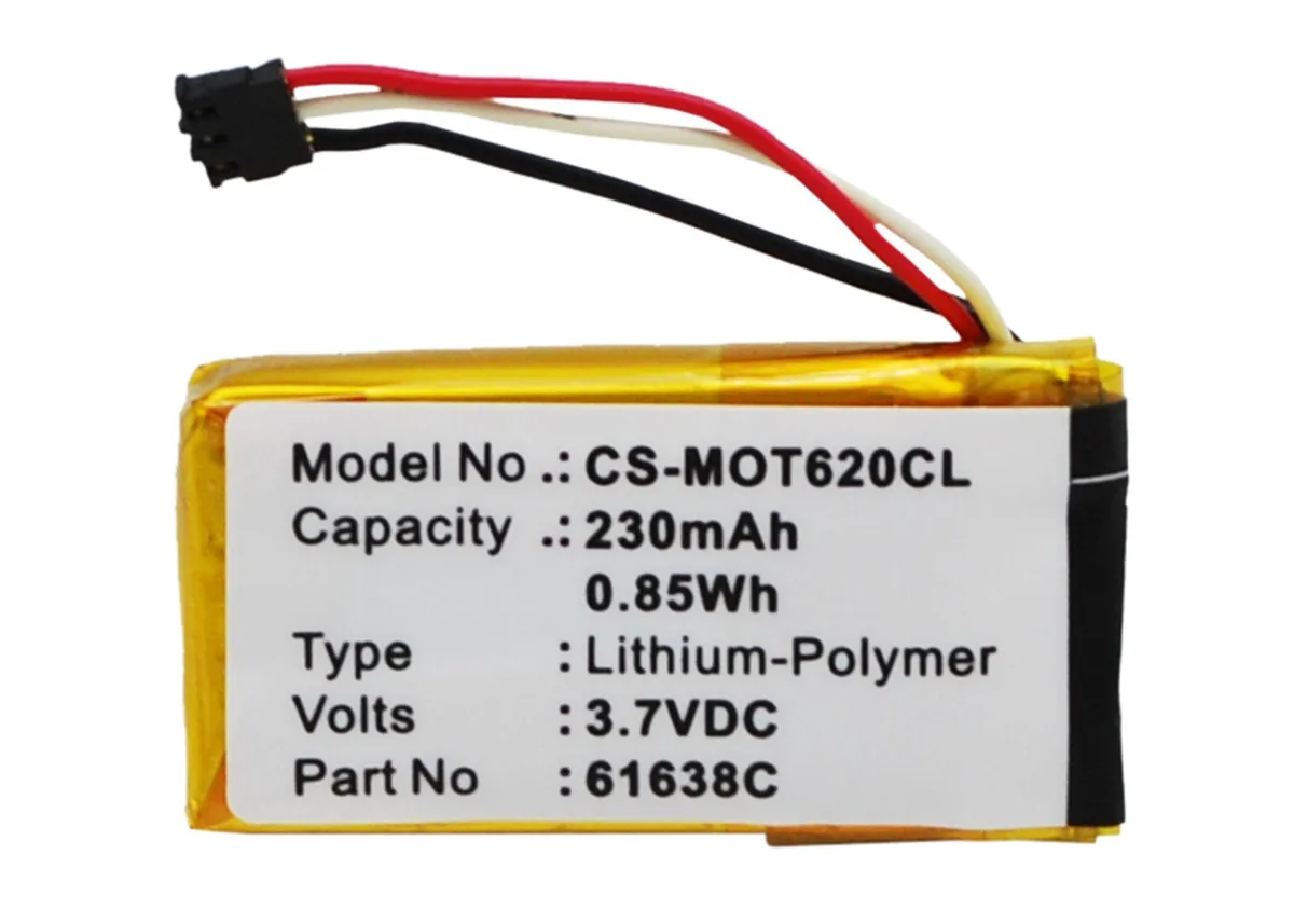 Cameron &amp; Co Cameron &amp; Co DS-CS-MOT620CL Li-Polymer battery 3.7V 230mAh black — product photo