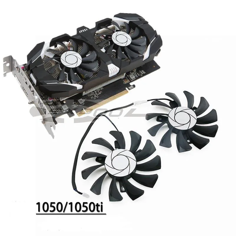 SXDOOL SXDOOL 75mm 2-pin cooling fan for MSI GTX 1050 Ti soaring wind GTX 1650 — product photo